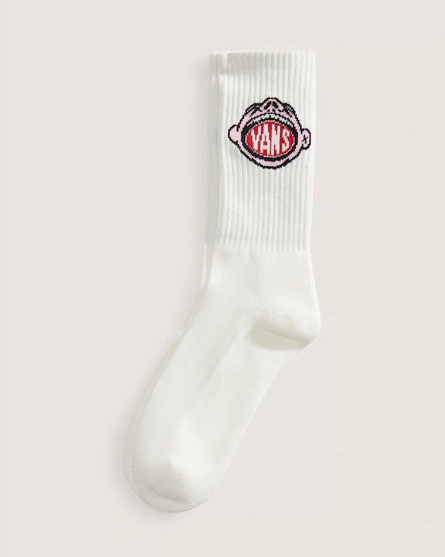 Meia Aldezo Crew White