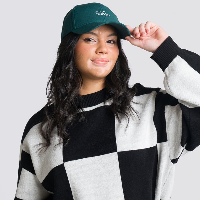 Boné Fresh Script Structured Jockey Bistro Green White