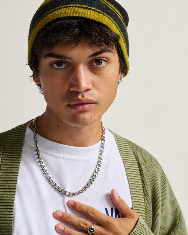 Touca Skate Blurry Stripe Beanie Black