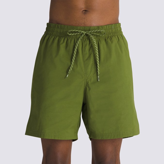 Boardshort Primary Solid Elastic Warm Weather Pesto