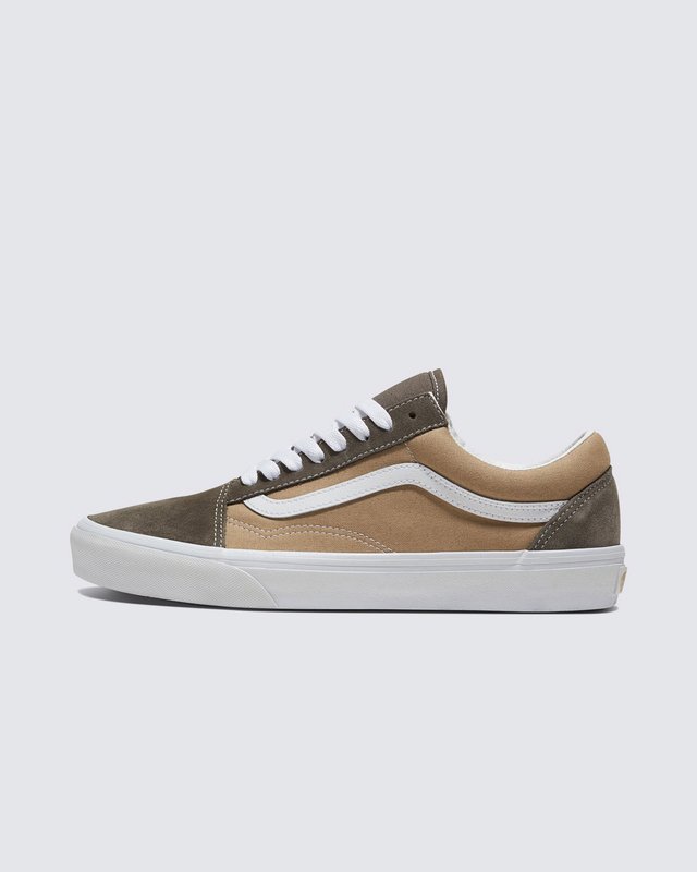 Tênis Old Skool Canvas Suede Block Brown
