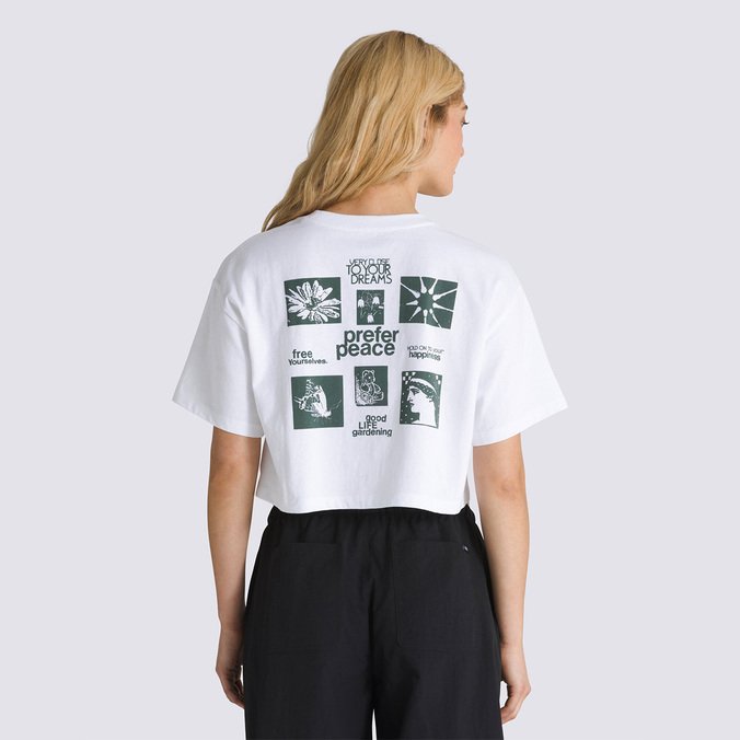 Camiseta Preference Relaxed Crop SS White