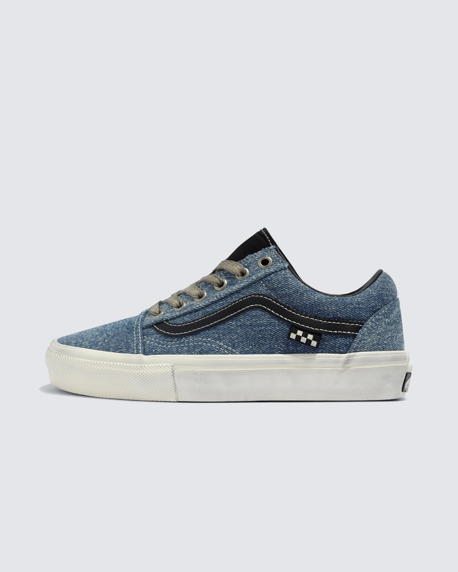 Tênis Old Skool Skate Denim Blue Black | Vans