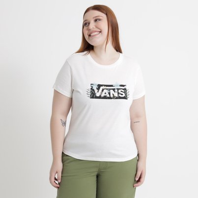 Camiseta Micro Ditsy Classic Vans Marshmallow