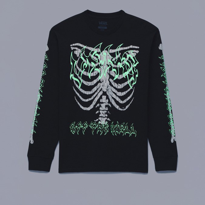 Camiseta Halloween Ls Black