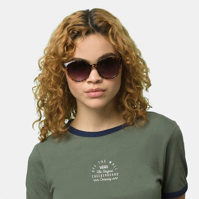 Óculos De Sol Rise And Shine Tortoise Gradient Smoke Lens