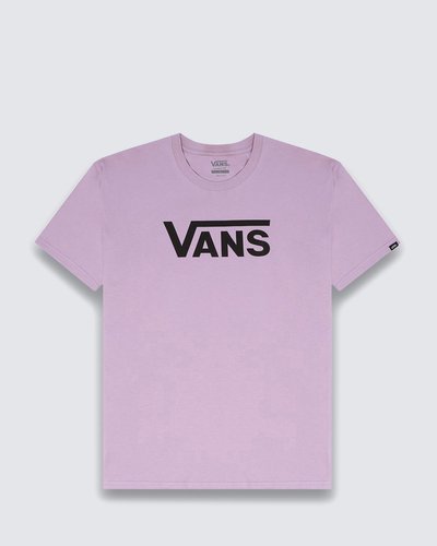 Tradição e originalidade estão presentes na cultura Vans. A Camiseta Vans Classic SS Lavender Mist é um clássico Vans. Na cor roxa, a camiseta masculina de manga curta, é confeccionada em tecido 100% algodão. Traz estampa frontal com assinatura Vans em “Drop V” centralizada na altura do peito, em silk à base d’água. Com gola canelada, apresenta costura reforçada nos ombros e etiqueta Vans aplicada na manga. Toda autenticidade Vans para aproveitar os momentos com muito conforto e estilo.