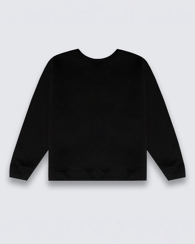 Moletom Flying V Oversized Crew Black