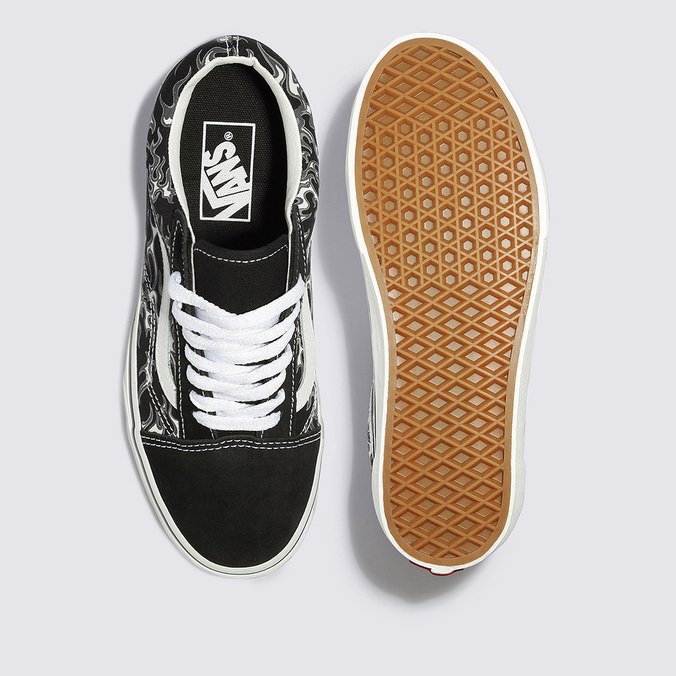 T nis Old Skool Flames Black True White Vans