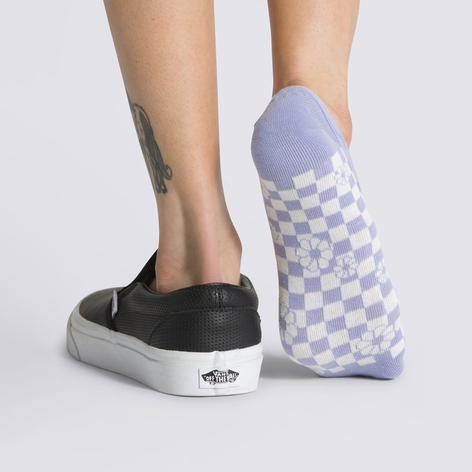 Meia Fairlands Canoodle 30/5 Floral Checkerboard Sweet Lavender
