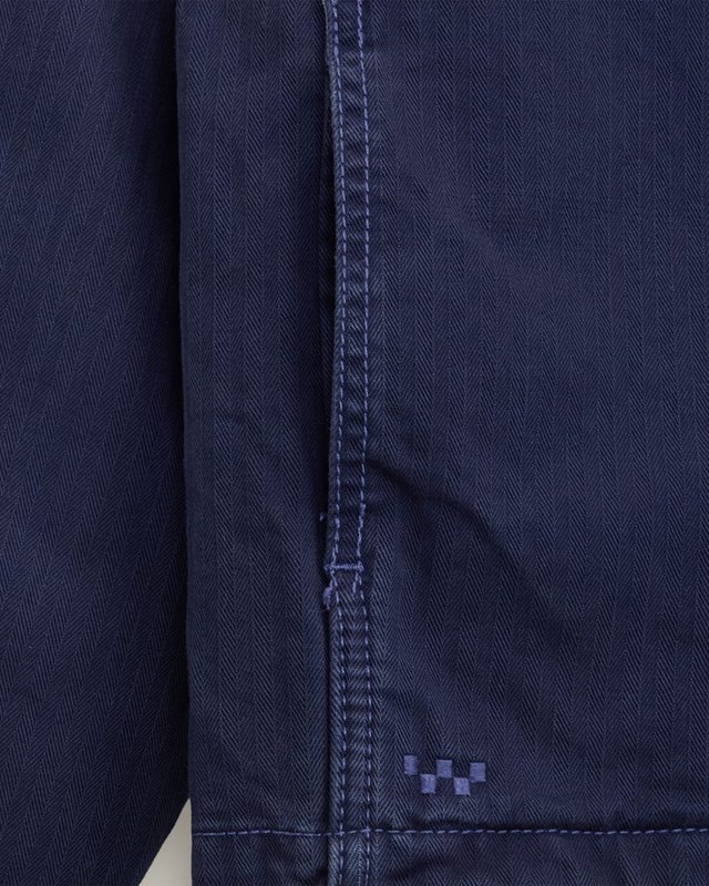 Camisa Manga Longa Lx Washed Overdye Deep Indigo