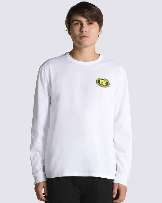 Camiseta Emblem Skate Classics Otw Ls Sk8 Weareaway White