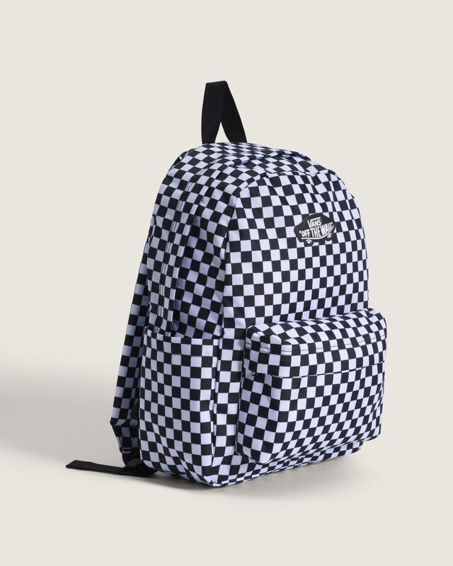 Mochila Old Skool Grom Black White Checkerboard