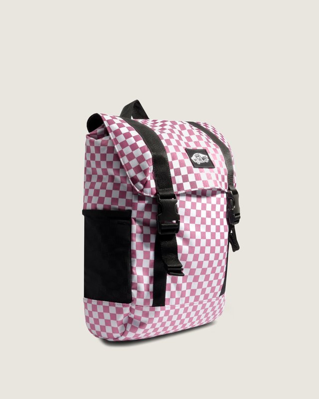 Mochila Vans Utility Pink Fizz Checkerboard