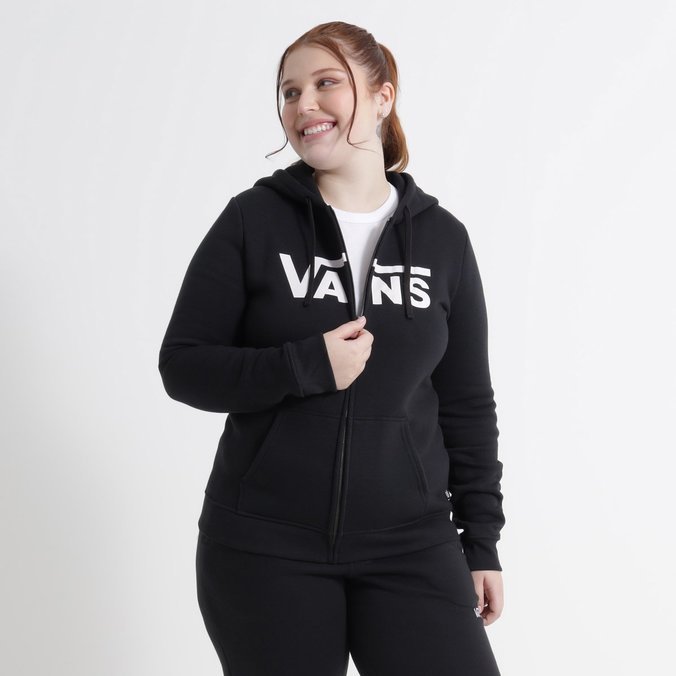 Moletom Flying V Zip Hoodie Black