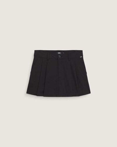 Inspirada nos estilos clássicos de uniformes, esta minissaia traz uma sofisticação descontraída para o seu visual do dia a dia. As pregas estruturadas em caixa criam um caimento fluido e favorecem o movimento, enquanto o cós limpo e o zíper lateral invisível garantem uma silhueta elegante. Confeccionada em tecido chino de algodão orgânico, com acabamento macio e aveludado ao toque, proporciona conforto ao longo de todo o dia.
