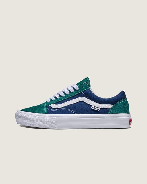 Tênis Old Skool Skate Tartan Green Blue Vans