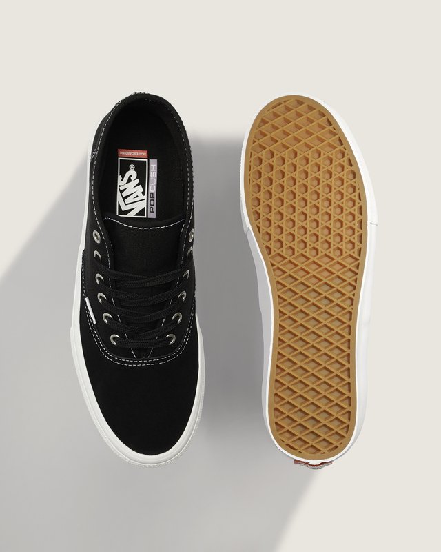 Tênis Skate Authentic Black White