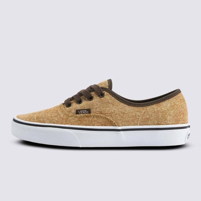 Tênis Authentic Denim Burnt Gold