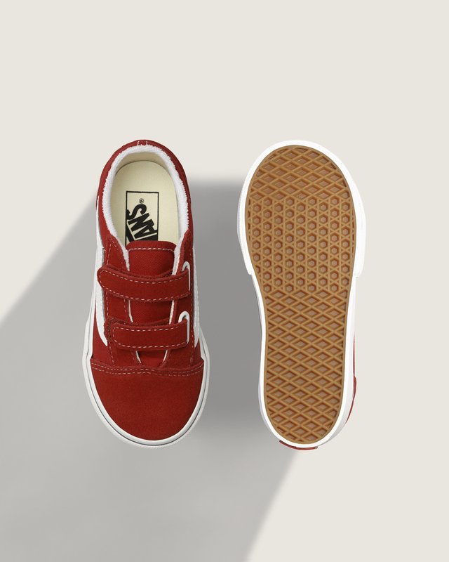 Tênis Old Skool V Racing Red True White Infantil