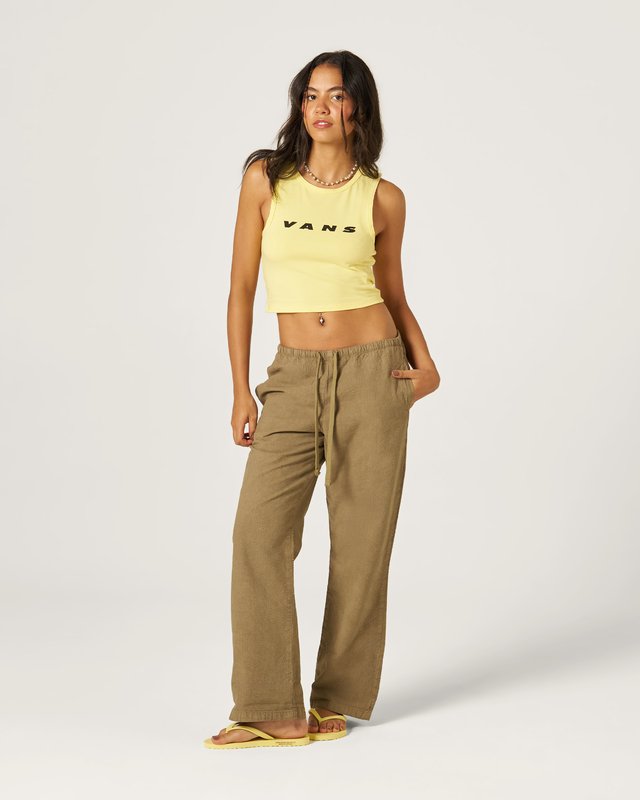 Regata Retro Vans Fitted Faded Yellow