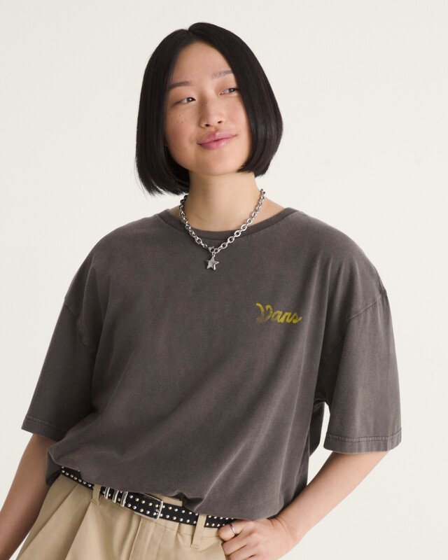 Camiseta Manga Curta Faded Palms Faded Black