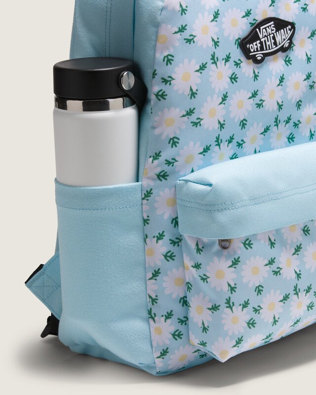 Mochila Old Skool Grom Backpack Fresh Flower Crystal Blue Infantil