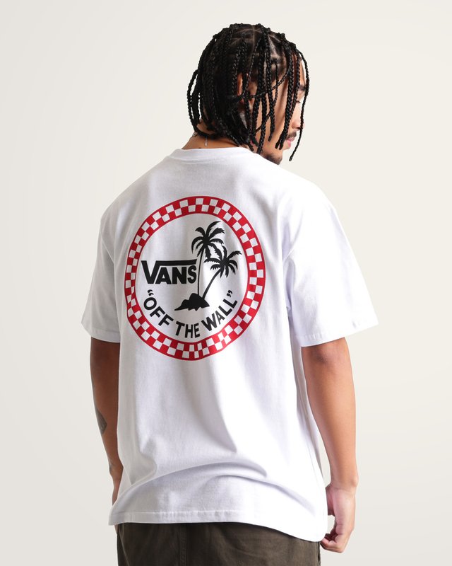 Camiseta Manga Curta Knu Palms Authentically White