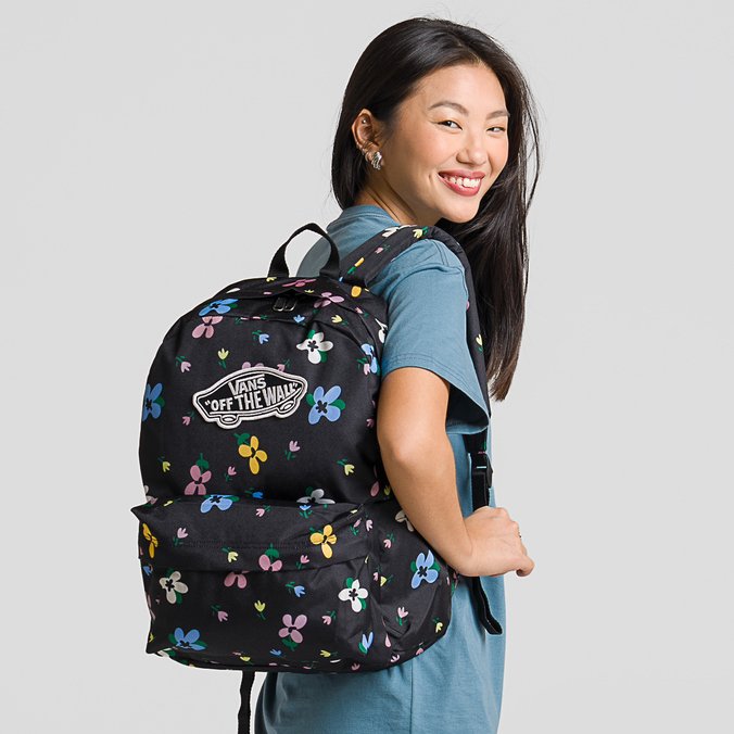 Mochila Old Skool Classic Black Lavender Mist
