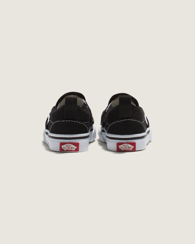 Tênis Slip-On Kids Black True White Infantil