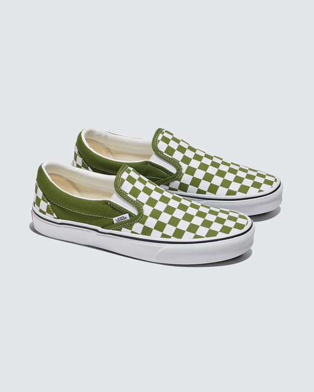 Tênis Slip-On Checkerboard Pesto