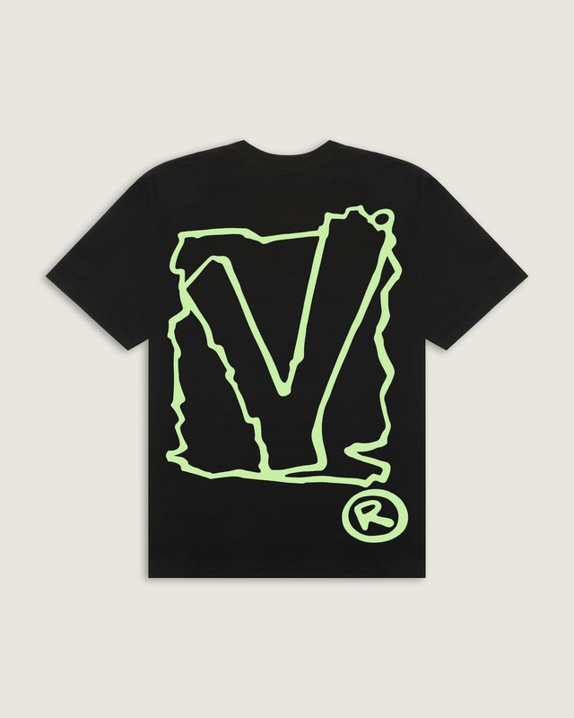 Camiseta Manga Curta Original V Black