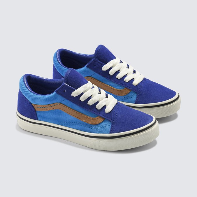 Tênis Old Skool Corduroy Blue Multi Infantil