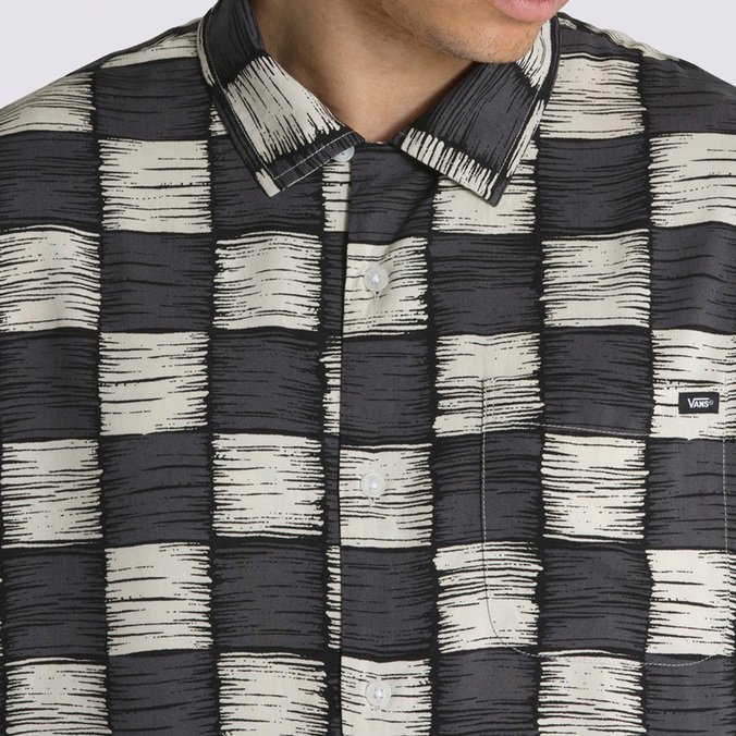 Camisa Moore Woven Ss Ultrarange Neo Vr3 Asphalt Antique White