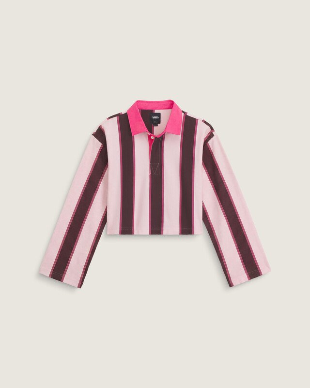 Camiseta Manga Longa Becky Rugby Coral Blush