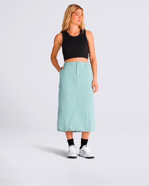 Saia Riley Parachute Cargo Skirt Upland Gray Mist | Vans