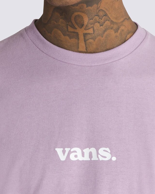Camiseta Lower Corecase SS Lavender Mist White | Vans