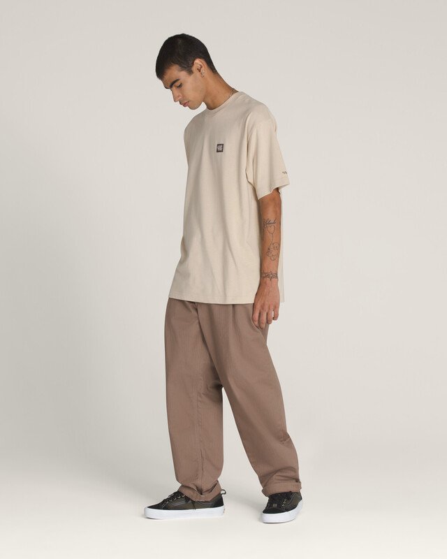 Calça Skate Loose Pleated Curren Caples Walnut