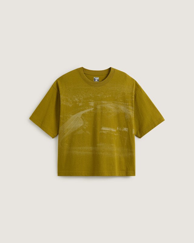 Camiseta Skate Atiba Haze Hillz Bomb Short Ss Tee Burnt Gold