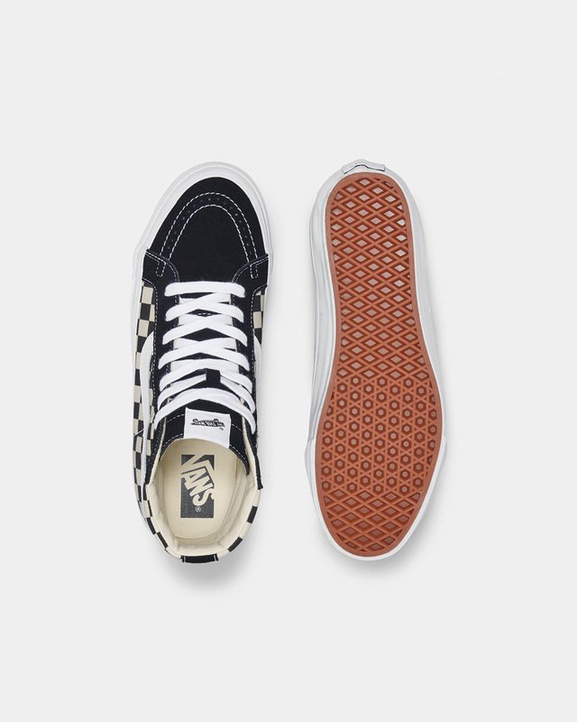 Tênis Sk8-Hi Premium Lx Checkerboard Black Off White