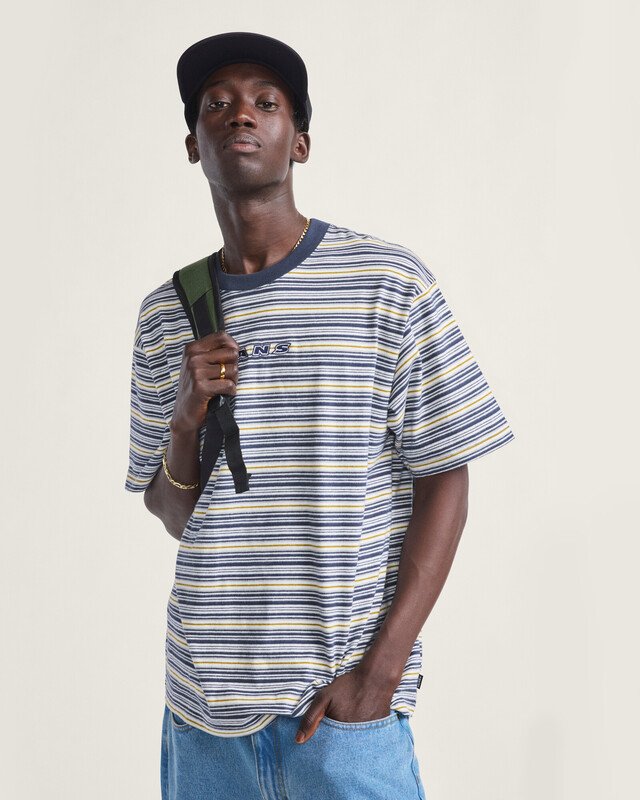 Camisa Ss Cameron Stripe Knit Marshmallow