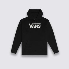 Um clássico é sempre clássico. A tradição que as peças Vans carregam na essência permitem um visual atemporal, que combina o estilo tradicional com o conforto aconchegante para os dias mais frios. O Moletom Classic V Oversized Hoodie SS Black é confeccionado em algodão e poliéster. O modelo feminino é fechado, com bolsos frontais, estilo canguru. Com caimento estilo “boyfriend”, o moletom possui capuz com cadarço para ajuste com acabamento em cobre gola, rib nos punhos e na barra. Traz estampa frontal exclusiva em silk à base d’água, com assinatura Vans em “Drop V”, centralizada na altura do peito.