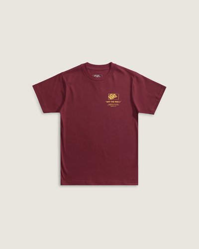 Camiseta de gola careca com estampa frontal centralizada e modelagem confortável confecciobado em 100%algoão.