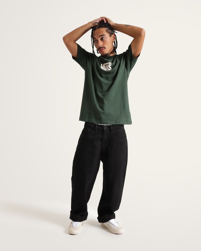 Camiseta Manga Curta Stretch Logo Oil Green
