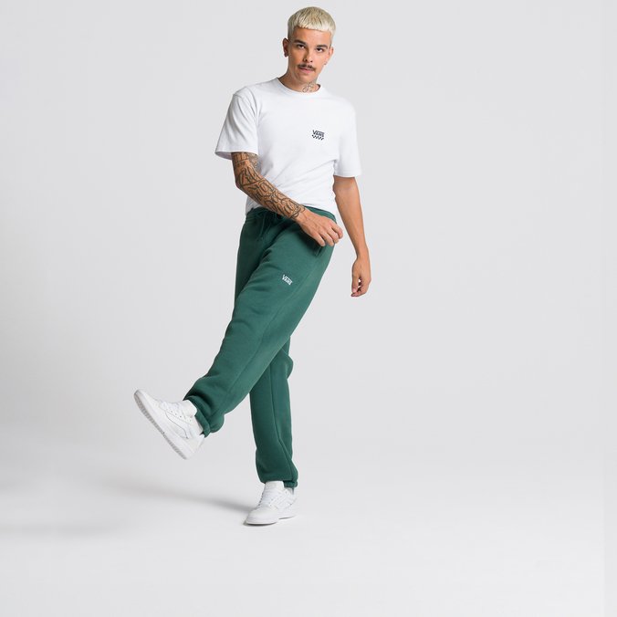 Calça Core Basic Fleece Pant Bistro Green White