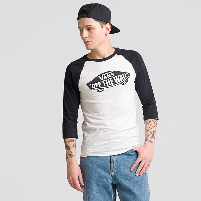 Camiseta Otw Raglan White Black