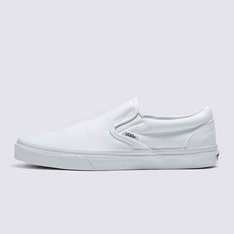 Em 1977, o tênis Slip-On, conhecido originalmente como Vans #98 é apresentado e com a ajuda de skatistas e atletas de BMX, virou uma febre no sul da Califórnia. Anos depois, ganhou atenção e apelo internacional quando apareceu nos pés de Jeff Spiccoli, personagem interpretado por Sean Penn no filme Fast Times at Ridgemont High, de 1982, tornando-se um dos maiores ícones da Vans. O Tênis Slip-On True White possui perfil baixo, cabedal de lona têxtil resistente na cor branca, cano acolchoado, elástico nas laterais, viras laterais de borracha na cor branca com biqueiras reforçadas para suportar o desgaste por repetição e a original sola de borracha Waffle exclusiva Vans.