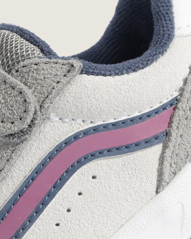 Tênis Kids Hylane Pop Sidestripe Grey Pink Infantil