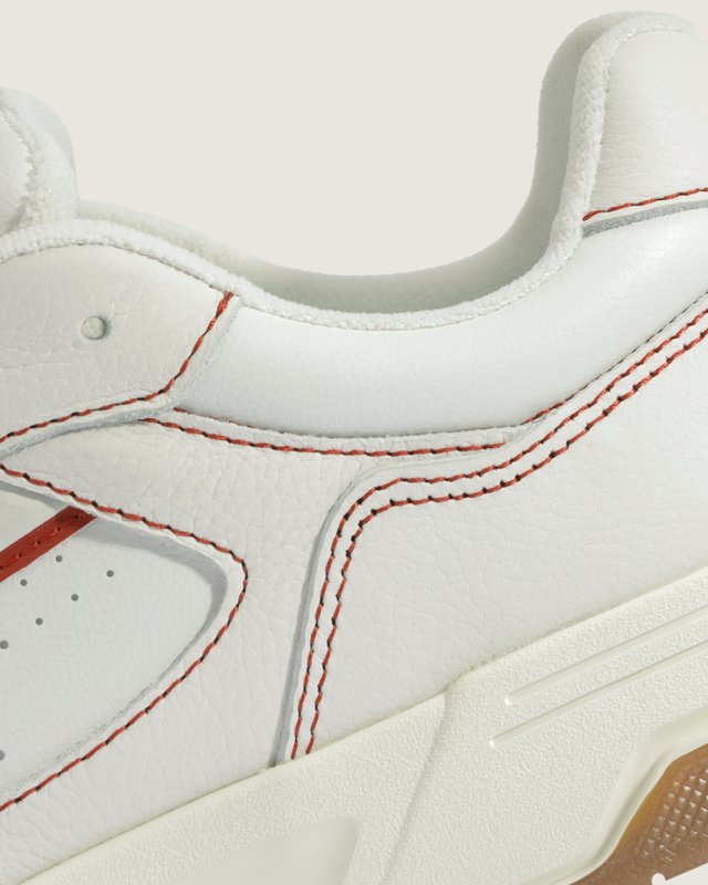 Tênis Upland Contrast Stitch White Red