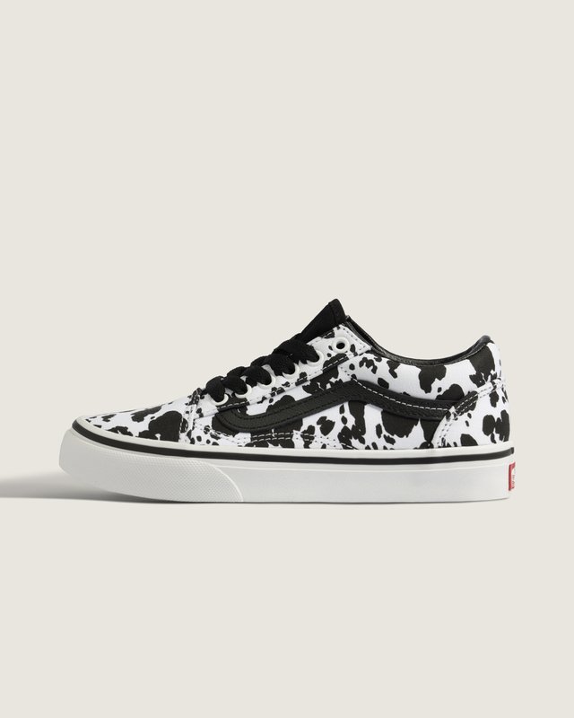 Tênis Old Skool Cow Black White Infantil